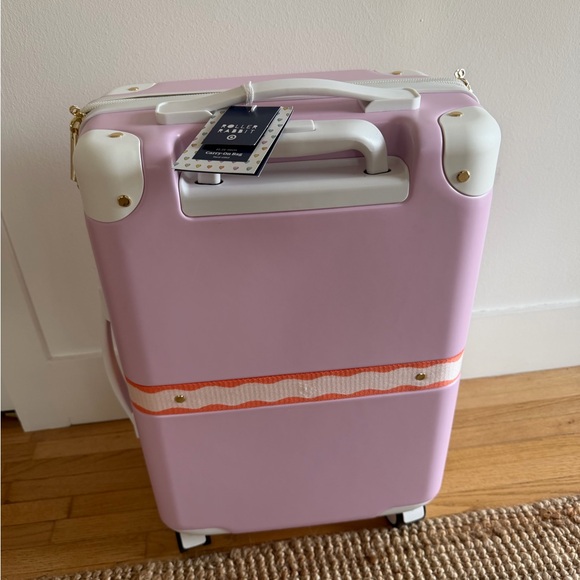 New Roller Rabbit x Target Trunk Pink Hardside Spinner Carry On Suitcase
